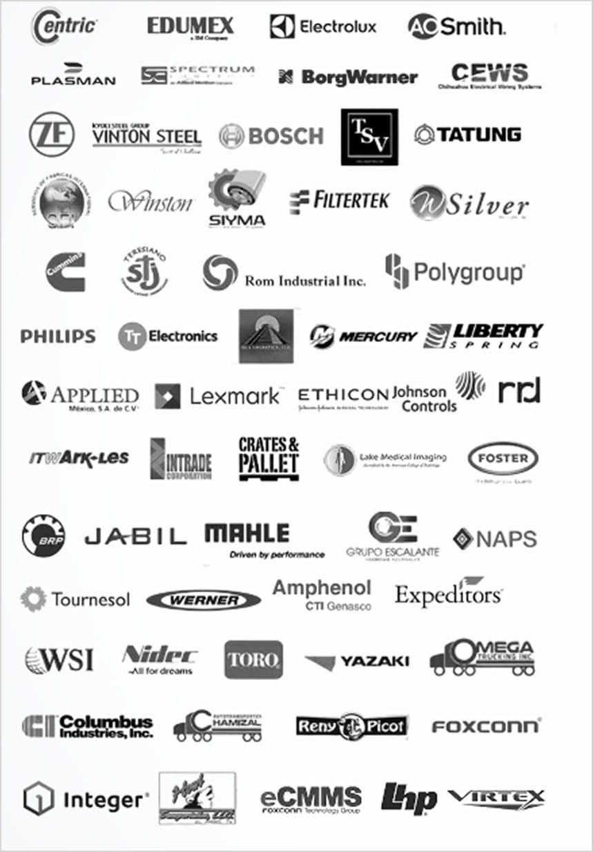 Logotipos de empresas que confían en CASEEM